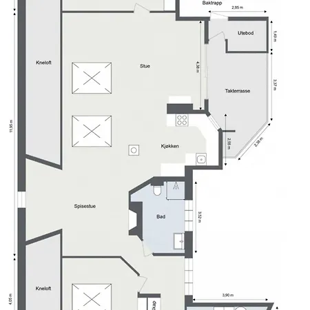 Appartement Large Penthouse With Roof Terrace *