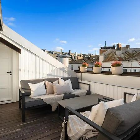 Large Penthouse With Roof Terrace אוסלו